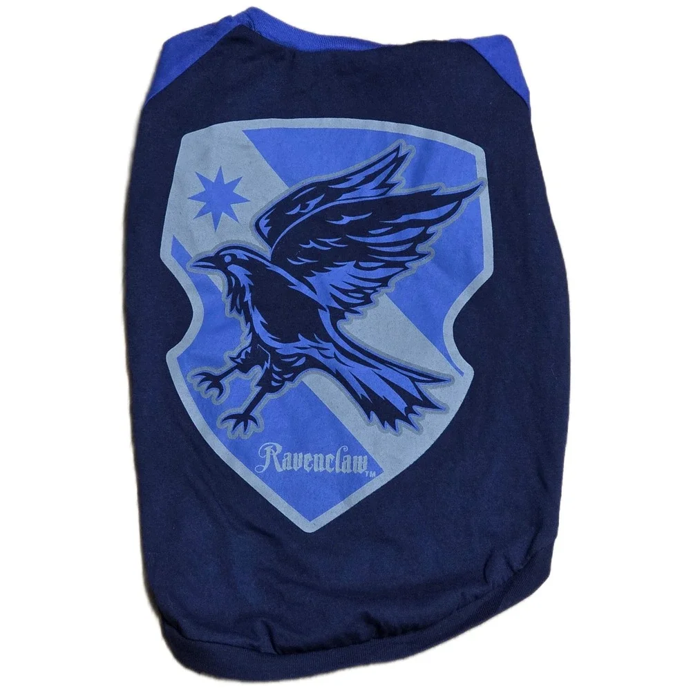 Harry Potter Ravenclaw T Shirt Dog Cat‎ Size Medium Blue Pet Apparel